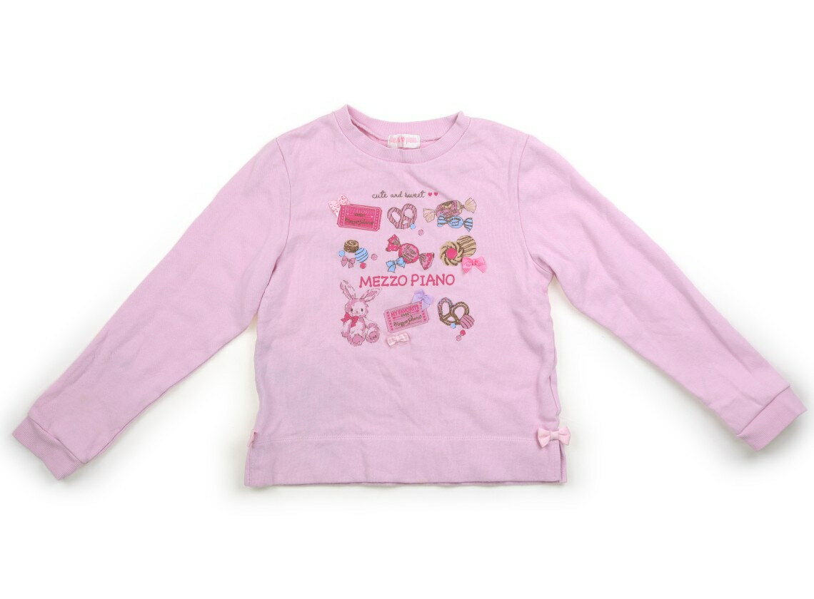 メゾピアノ mezzo piano トレーナー・プルオーバー 140 女の子 ピンク・スィーツ 子供服 ベビー服 キッズ アウトレット ユーズド 【中古】キッズ・ベビー・マタニティ
