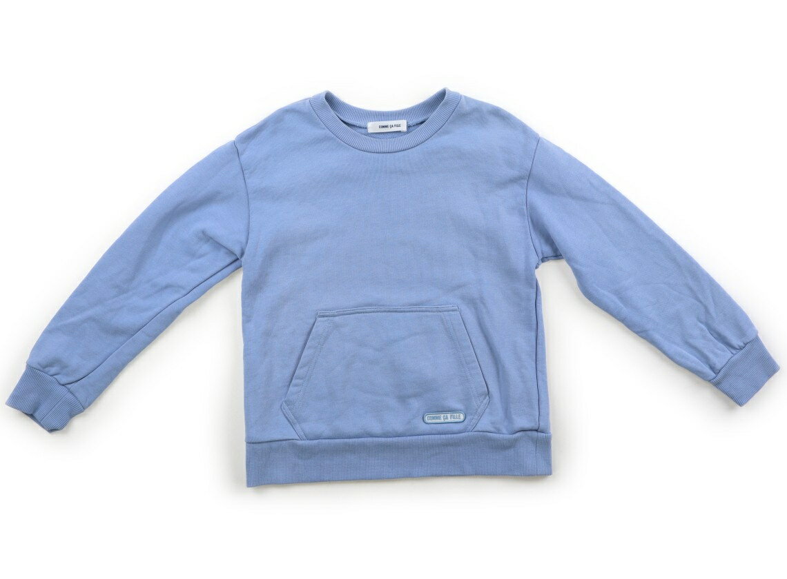コムサフィユ COMME CA FILLE トレーナー・プルオーバー 120 女の子 ライトブルー 子供服 ベビー服 キッズ アウトレット ユーズド 【中古】キッズ・ベビー・マタニティ