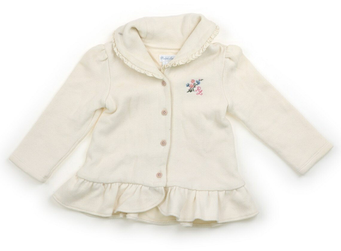 Rakuten - ラルフローレン Ralph Lauren カーディガン 80 女の子 クリーム・刺しゅう 子供服 ベビー服 キッズ アウトレット ユーズド 【中古】キッズ・ベビー・マタニティ