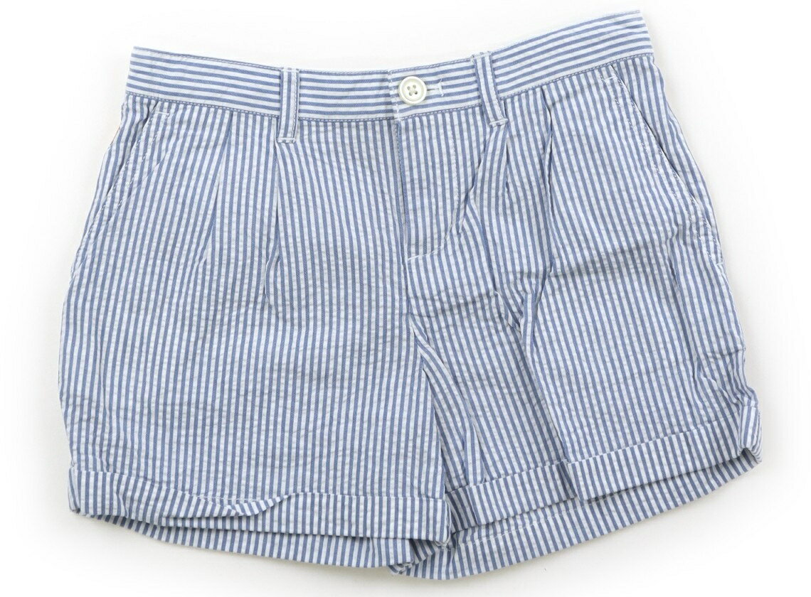 ポロラルフローレン POLO RALPH LAUREN ショートパンツ 120 女の子 ライトブルー・ストライプ 子供服 ベビー服 キッズ アウトレット ユーズド 【中古】キッズ・ベビー・マタニティ