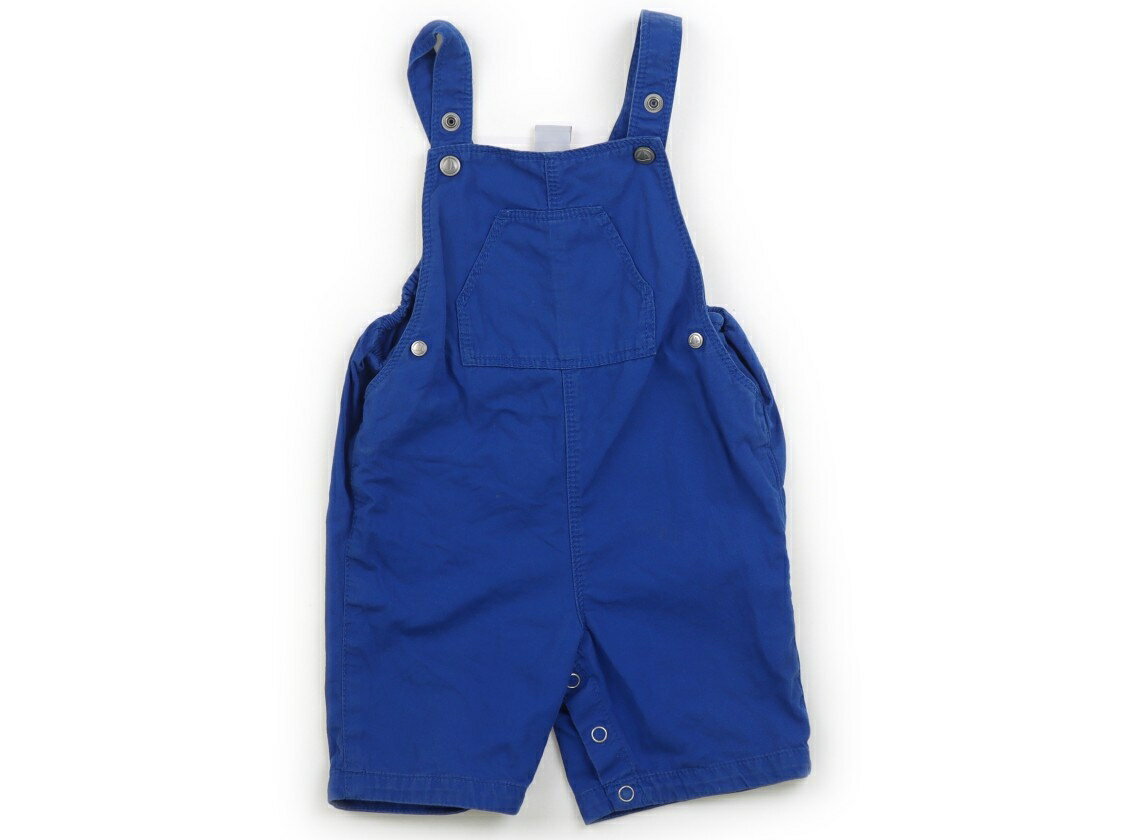 プチバトー PETIT BATEAU ベビーオーバーオール 80 男の子 ブルー 子供服 ベビー服 キッズ アウトレット ユーズド 【中古】キッズ・ベビー・マタニティ