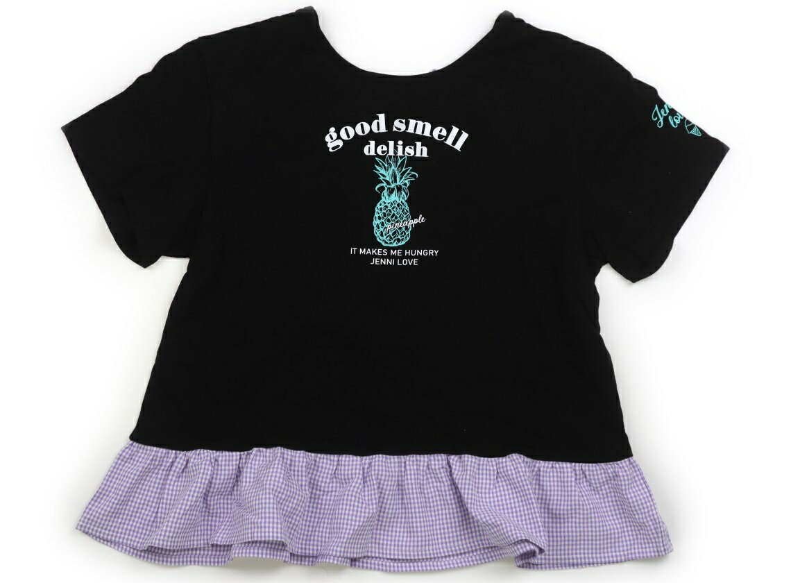 Rakuten - ジェニィ JENNI Tシャツ・カットソー 160 女の子 ブラック・ラベンダーチェック 子供服 ベビー服 キッズ アウトレット ユーズド 【中古】キッズ・ベビー・マタニティ