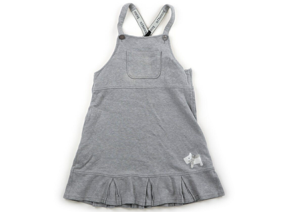 鬥篷 - ポンポネット pom ponette ジャンパースカート 130 女の子 ライトグレー 子供服 ベビー服 キッズ アウトレット ユーズド 【中古】キッズ・ベビー・マタニティ