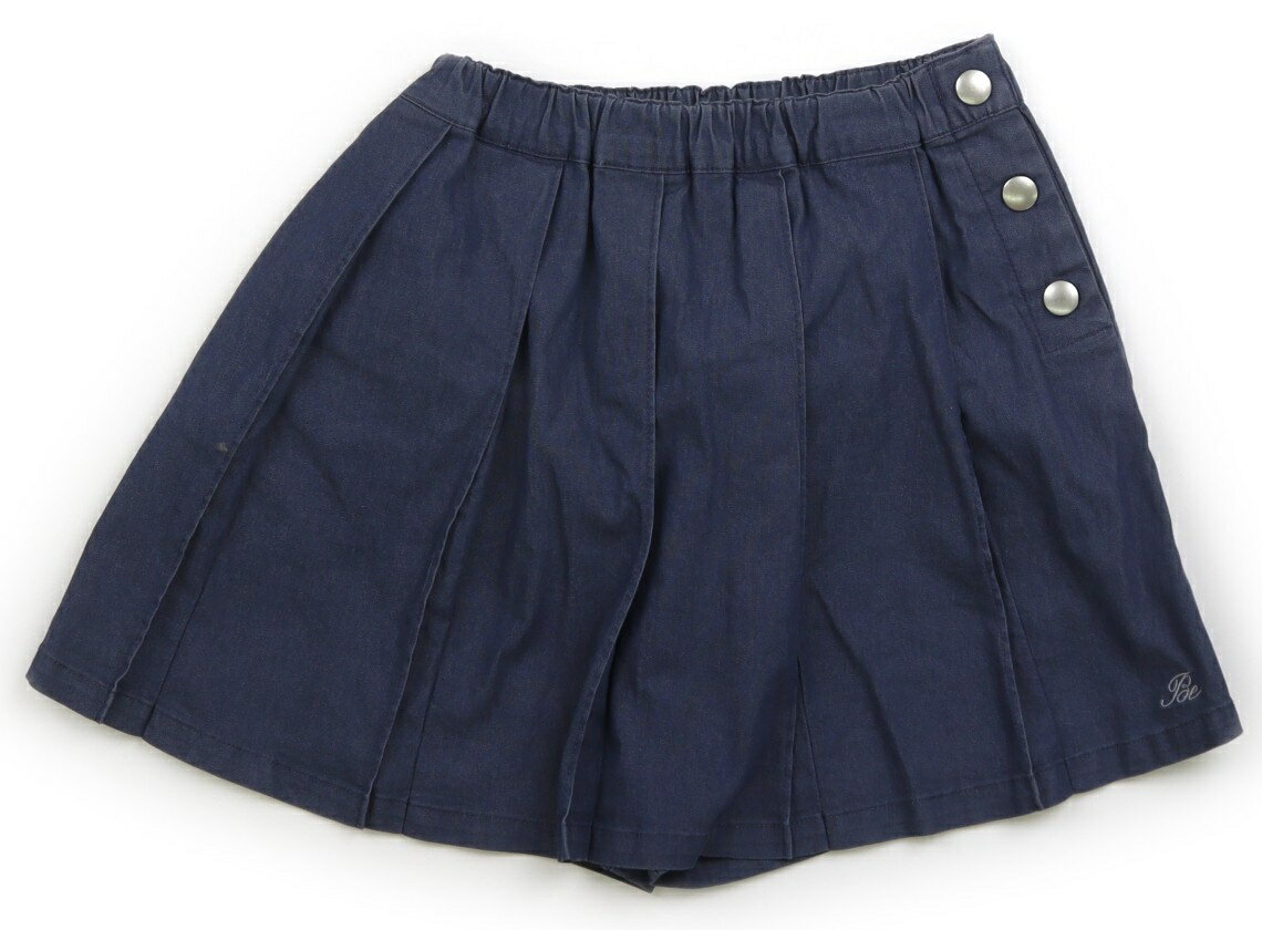 Rakuten - べべ BeBe キュロット 130 女の子 ブルー系 子供服 ベビー服 キッズ アウトレット ユーズド 【中古】キッズ・ベビー・マタニティ
