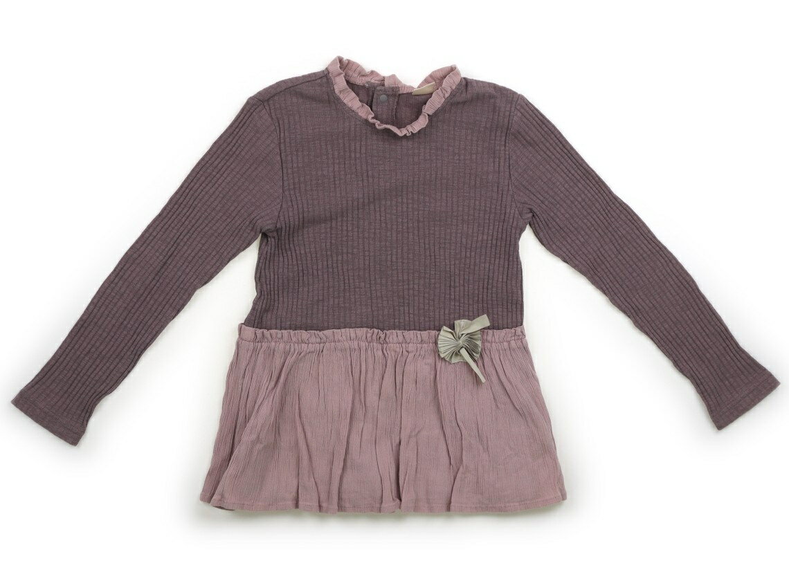 Rakuten - プティマイン petit main チュニック 130 女の子 くすみパープル 子供服 ベビー服 キッズ アウトレット ユーズド 【中古】キッズ・ベビー・マタニティ