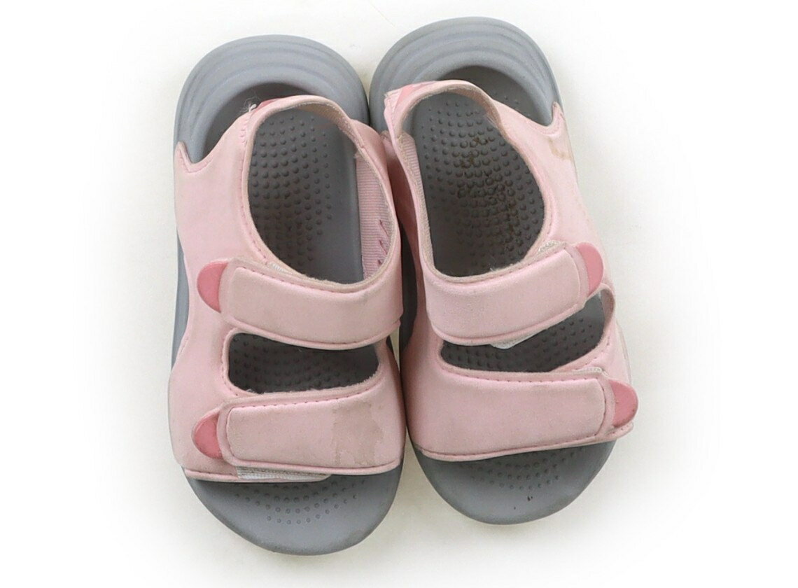 アディダス Adidas サンダル 靴14cm〜 女の子 パステルピンク、グレー 子供服 ベビー服 キッズ アウトレット ユーズド 【中古】キッズ・ベビー・マタニティ