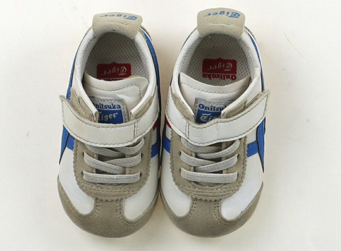 オニツカタイガー Onitsuka Tiger スニーカー 靴12cm〜 男の子 ホワイト・ブルー・ベージュ 子供服 ベビー服 キッズ アウトレット ユーズド 【中古】キッズ・ベビー・マタニティ