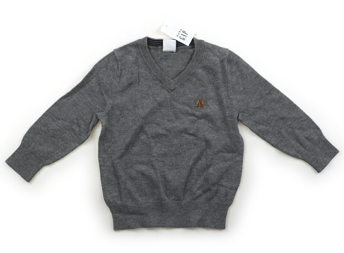 Rakuten - ギャップ GAP ニット・セーター 90 男の子 グレー 子供服 ベビー服 キッズ アウトレット ユーズド 【中古】キッズ・ベビー・マタニティ
