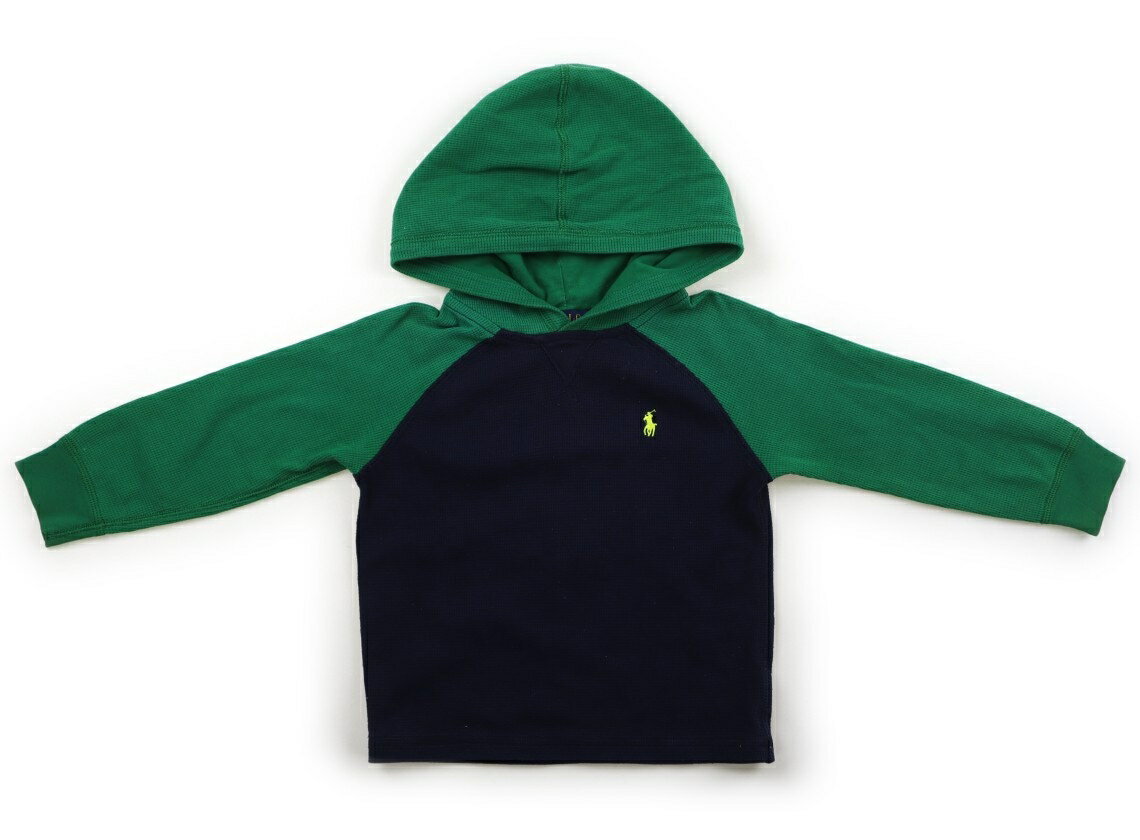 ポロラルフローレン POLO RALPH LAUREN パーカー 100 男の子 ネイビー・グリーン 子供服 ベビー服 キッズ アウトレット ユーズド 【中古】キッズ・ベビー・マタニティ
