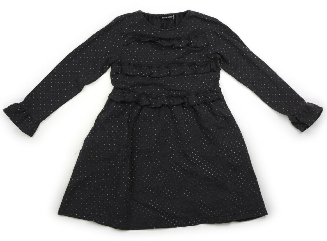 べべ BeBe ワンピース 140 女の子 グレー、銀 子供服 ベビー服 キッズ アウトレット ユーズド 【中古】キッズ・ベビー・マタニティ