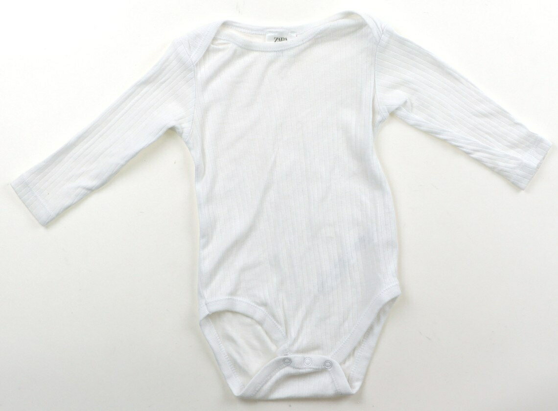ザラ ZARA ロンパース 70 女の子 白 子供服 ベビー服 キッズ アウトレット ユーズド 【中古】キッズ・ベビー・マタニティ
