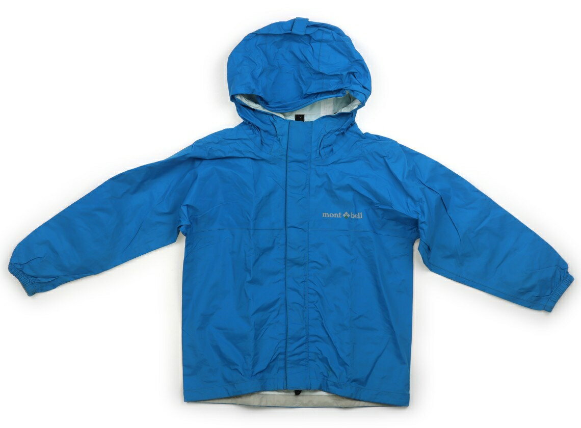 モンベル mont-bell レインコート・レインハット 120 男の子 ブルー 子供服 ベビー服 キッズ アウトレット ユーズド 【中古】キッズ・ベビー・マタニティ