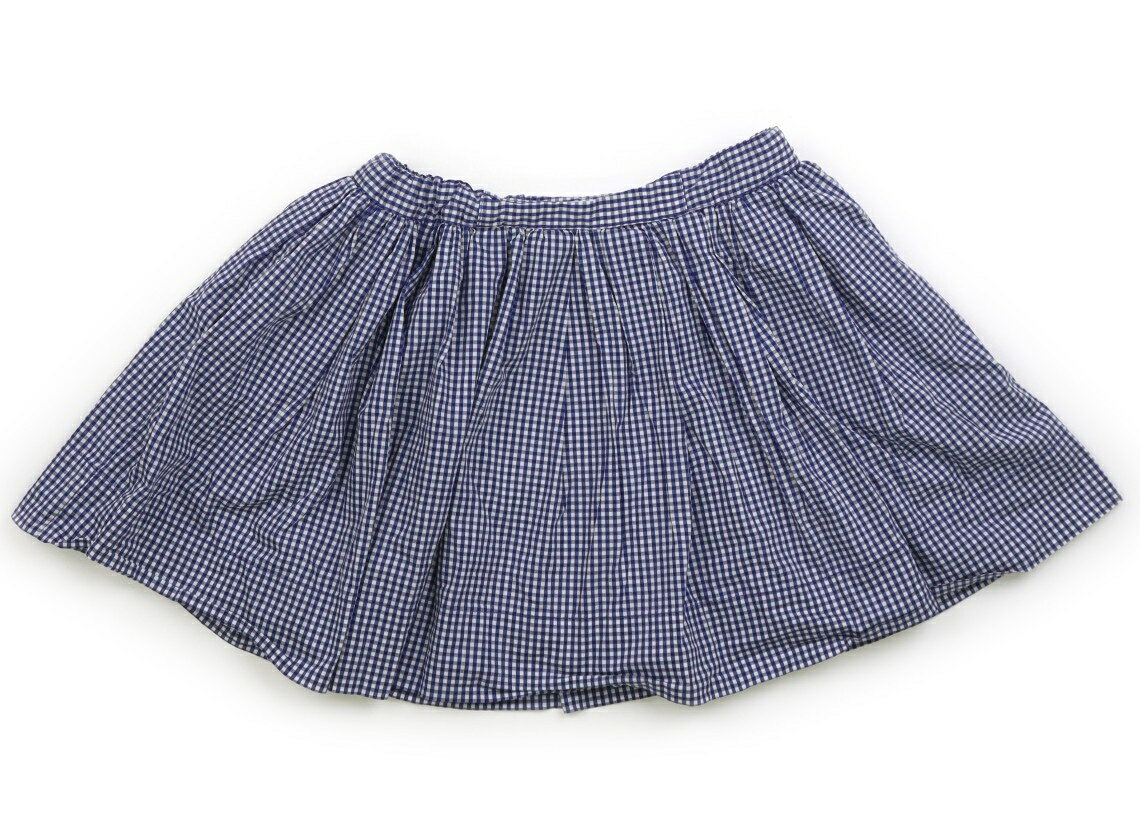 Rakuten - メゾピアノ mezzo piano スカート 120 女の子 青・白ギンガムチェック 子供服 ベビー服 キッズ アウトレット ユーズド 【中古】キッズ・ベビー・マタニティ