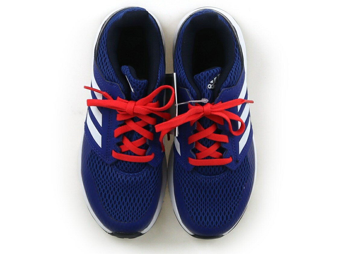 アディダス Adidas スニーカー 靴20cm〜 女の子 ブルー・コーラル・ホワイト 子供服 ベビー服 キッズ アウトレット ユーズド 【中古】キッズ・ベビー・マタニティ