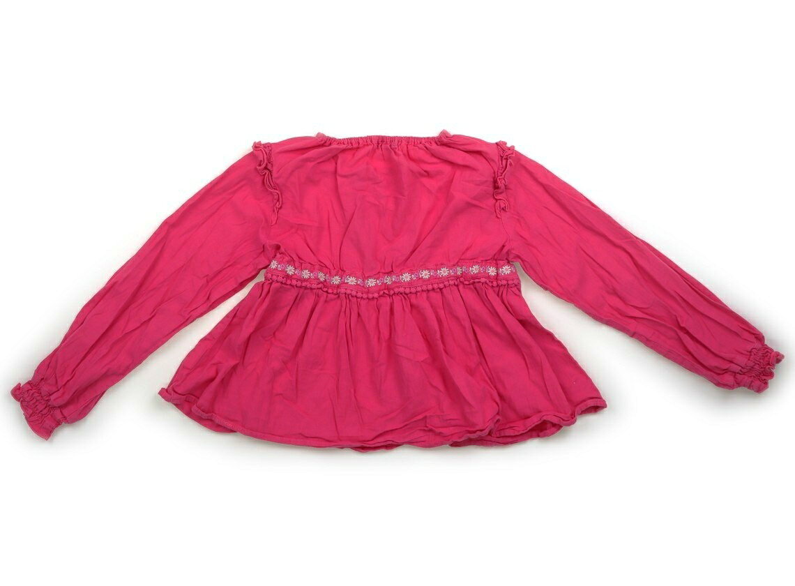 カルディア Caldia チュニック 140 女の子 ショッキングピンク、花、フリル、レース 子供服 ベビー服 キッズ アウトレット ユーズド 【中古】キッズ・ベビー・マタニティ carryon-13483505 CarryOn サンプル画像2