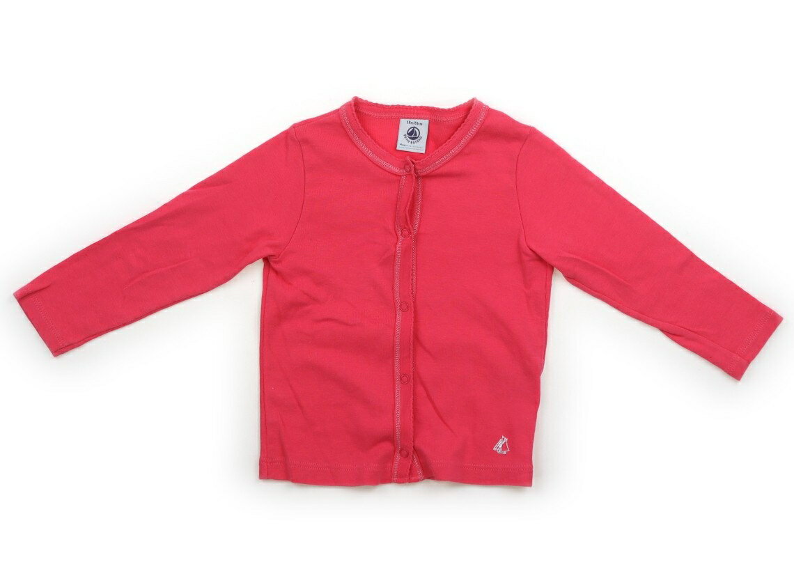 プチバトー PETIT BATEAU カーディガン 80 女の子 カメリア 子供服 ベビー服 キッズ アウトレット ユーズド 【中古】キッズ・ベビー・マタニティ