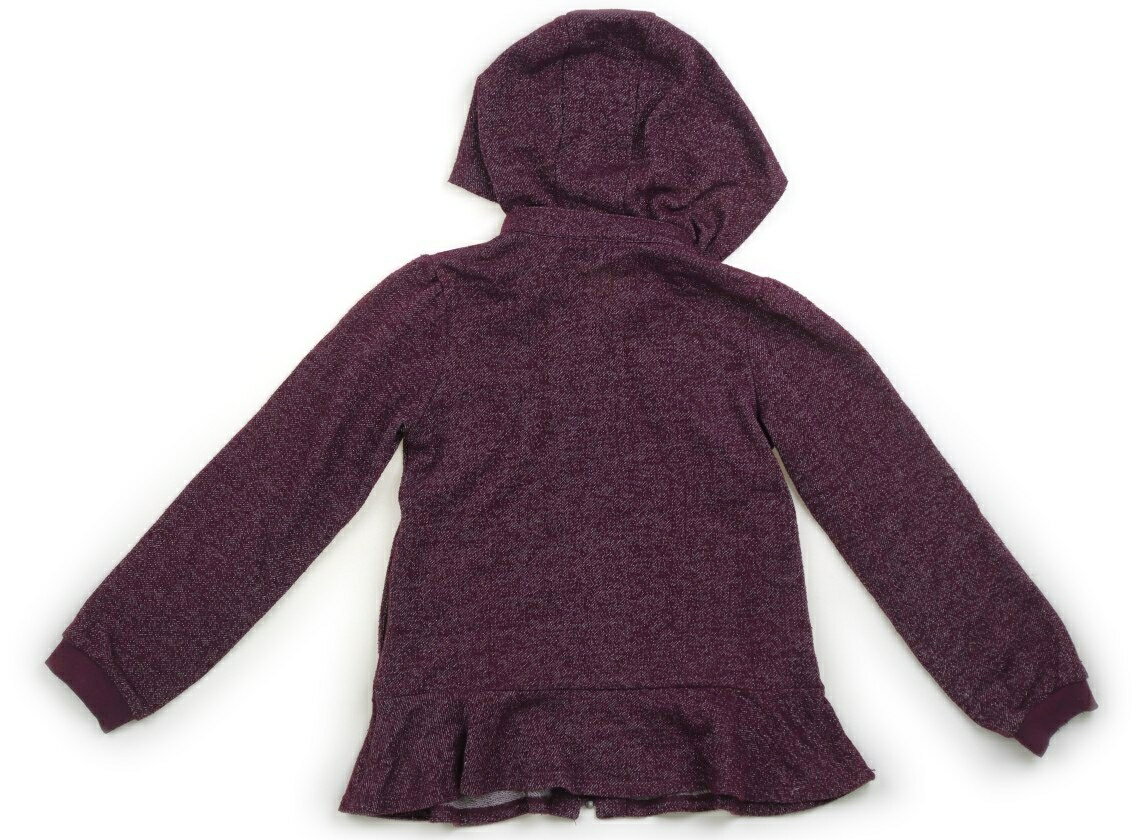 べべ BeBe パーカー 140 女の子 ラズベリー、ラメ、リボン 子供服 ベビー服 キッズ アウトレット ユーズド 【中古】キッズ・ベビー・マタニティ 2