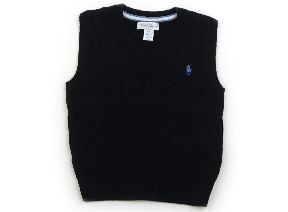 　ブランド 　Ralph Lauren(ラルフローレン) 　カテゴリー 　ベスト 　サイズ 　90サイズ 　色 　ネイビー 　状態 　★★★ 　記名 　なし 　ジャンル 　Boy コットンニット地。全体的に毛羽立ちがあります。 ＊【状態】【サイズ】に関しての詳しい説明はこちら