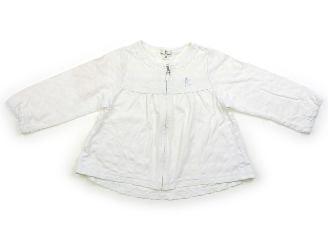 組曲 Kumikyoku カーディガン 100 女の子 ホワイト 子供服 ベビー服 キッズ アウトレット ユーズド 【中古】キッズ・ベビー・マタニティ