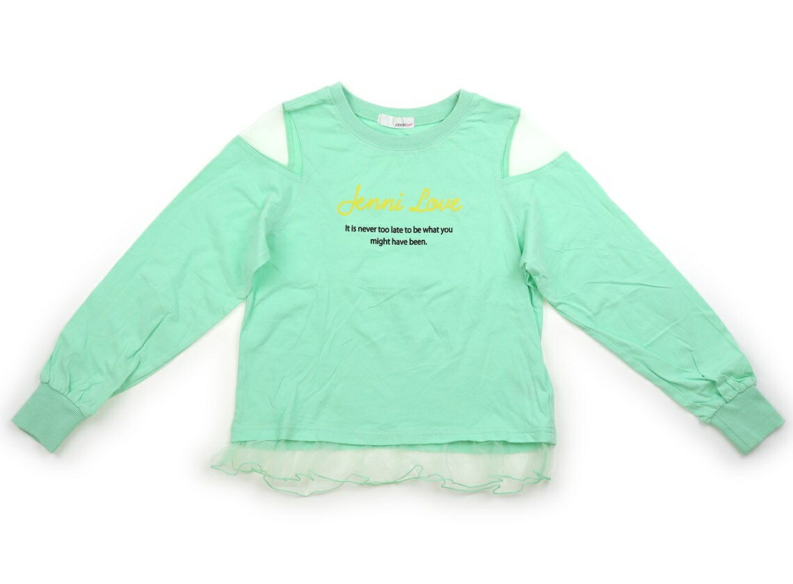 　ブランド 　JENNI(ジェニィ) 　カテゴリー 　Tシャツ・カットソー 　サイズ 　150サイズ 　色 　グリーン 　状態 　★★★ 　記名 　なし 　ジャンル 　Girl リブに若干毛羽立ちがありますが、まだまだ普段着として活躍してくれそうです。 ＊【状態】【サイズ】に関しての詳しい説明はこちら