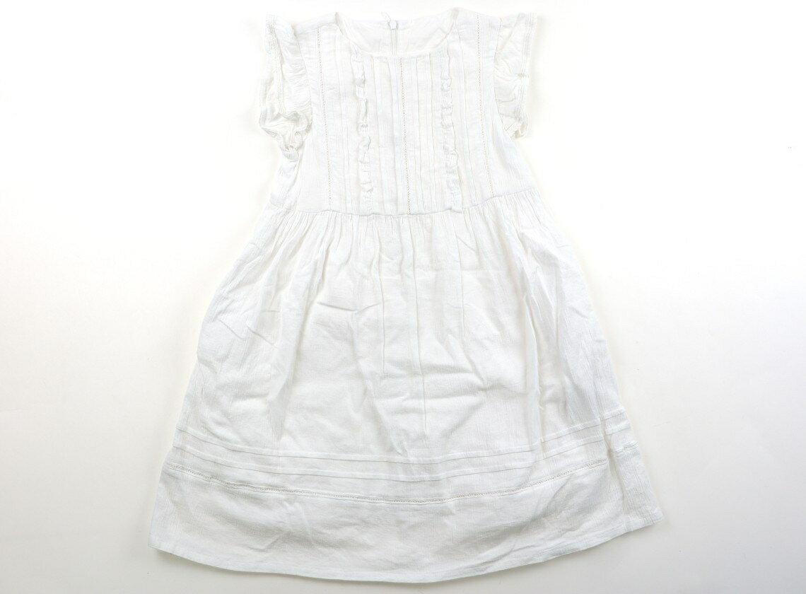 べべ BeBe ワンピース 130 女の子 ホワイト 子供服 ベビー服 キッズ アウトレット ユーズド 【中古】キッズ・ベビー・マタニティ