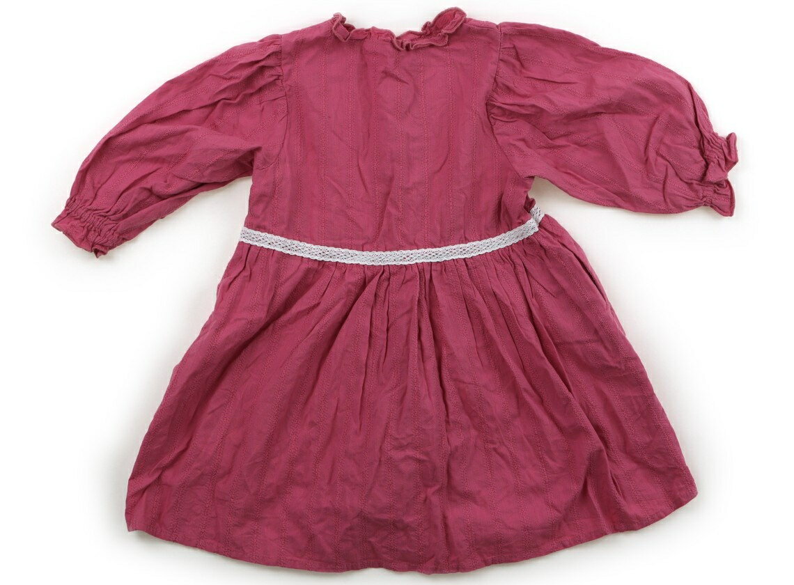 Dresses - アプレレクール apres les cours ワンピース 90 女の子 モーヴピンク、白いレース 子供服 ベビー服 キッズ アウトレット ユーズド 【中古】キッズ・ベビー・マタニティ