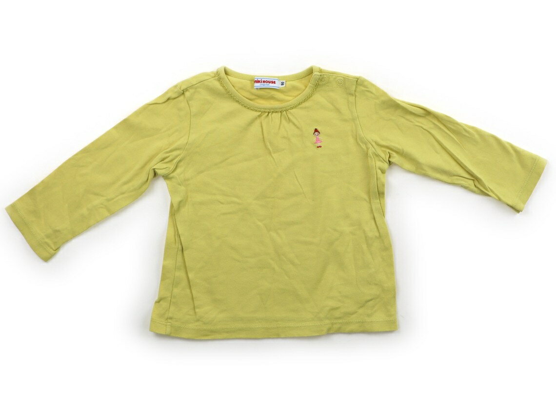Rakuten - ミキハウス miki HOUSE Tシャツ・カットソー 90 女の子 黄色、リーナちゃん 子供服 ベビー服 キッズ アウトレット ユーズド 【中古】キッズ・ベビー・マタニティ
