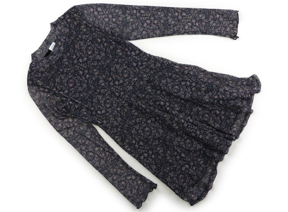 Rakuten - ザラ ZARA ワンピース 150 女の子 グレージュ　黒　花柄 子供服 ベビー服 キッズ アウトレット ユーズド 【中古】キッズ・ベビー・マタニティ