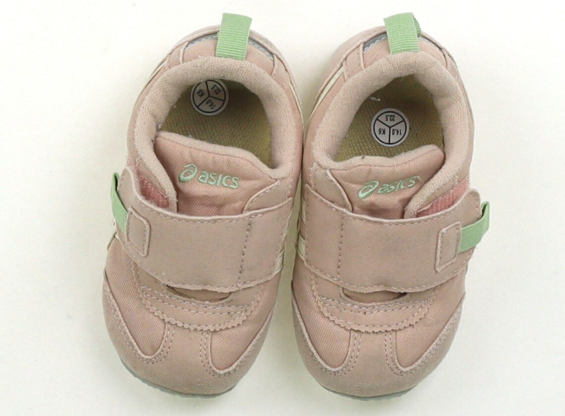 アシックス Asics スニーカー 靴14cm〜 女の子 ペールピンク 子供服 ベビー服 キッズ アウトレット ユーズド 【中古】キッズ・ベビー・マタニティ
