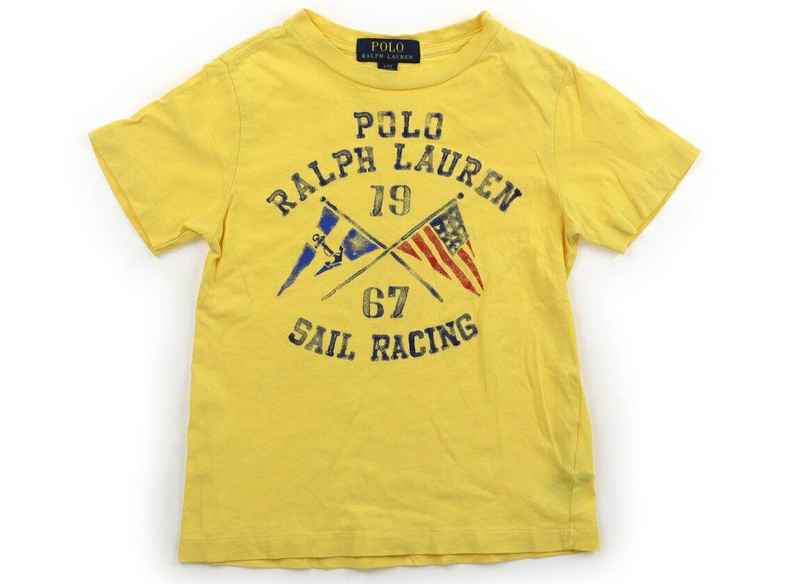 ポロラルフローレン POLO RALPH LAUREN Tシャツ・カットソー 110 男の子 やまぶき色 子供服 ベビー服 キッズ アウトレット ユーズド 【中古】キッズ・ベビー・マタニティ