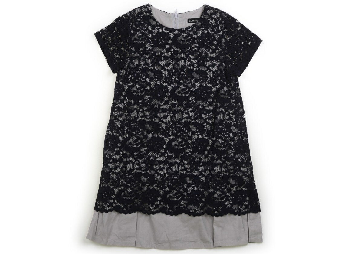 べべ BeBe ワンピース 120 女の子 ネイビー・花柄 子供服 ベビー服 キッズ アウトレット ユーズド 【中古】キッズ・ベビー・マタニティ