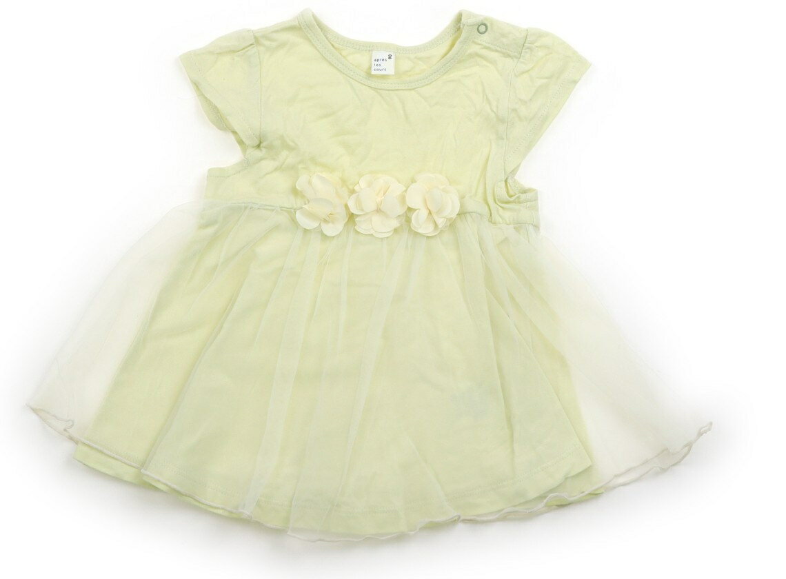 　ブランド 　apres les cours(アプレレクール) 　カテゴリー 　チュニック 　サイズ 　90サイズ 　色 　レモンイエロー・ホワイトチュール 　状態 　★★★ 　記名 　なし 　ジャンル 　Girl レーヨン混コットン素材。シワと洗いざらし感がありますが、まだまだお使いいただけそうです。 ＊【状態】【サイズ】に関しての詳しい説明はこちら