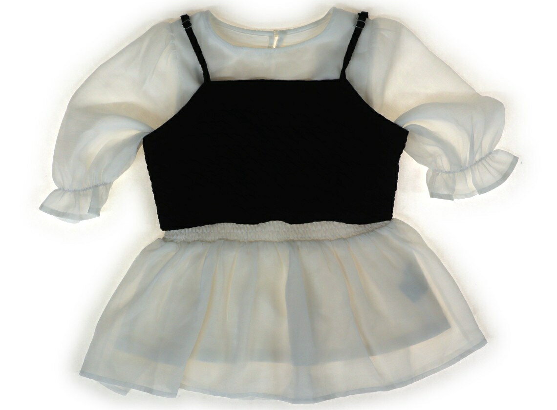 Other - ポンポネット pom ponette シャツ・ブラウス 150 女の子 オフ・ブラック 子供服 ベビー服 キッズ アウトレット ユーズド 【中古】キッズ・ベビー・マタニティ