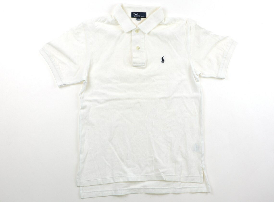 　ブランド 　POLO RALPH LAUREN(ポロラルフローレン) 　カテゴリー 　ポロシャツ 　サイズ 　150サイズ 　色 　アイボリー 　状態 　★★（返品不可） 　記名 　なし 　ジャンル 　Boy 腹部に黒い汚れ、シミが複数ありますが、まだお使いいただけると思います。 ＊【状態】【サイズ】に関しての詳しい説明はこちら