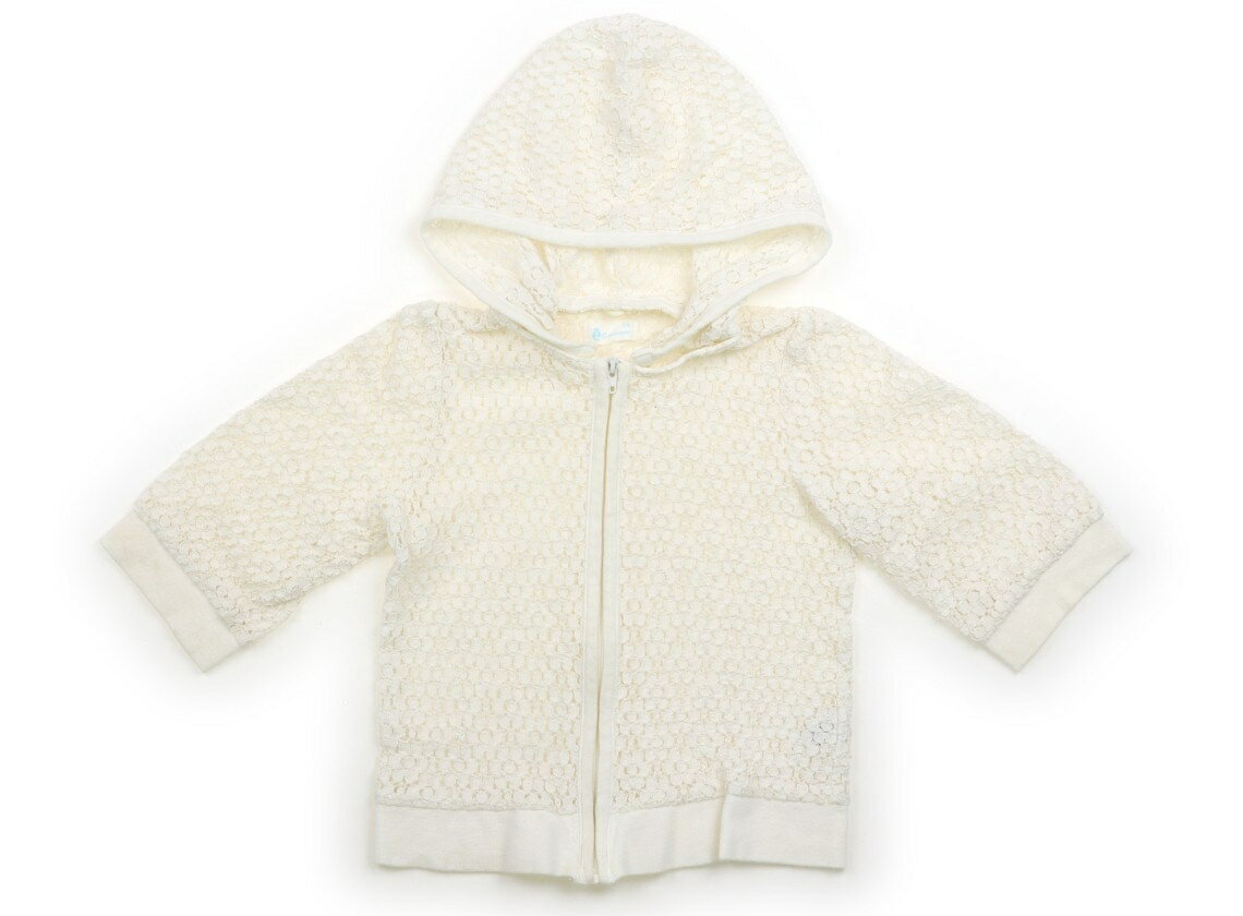 Other - コンビミニ Combimini パーカー 100 女の子 白、花柄 子供服 ベビー服 キッズ アウトレット ユーズド 【中古】キッズ・ベビー・マタニティ