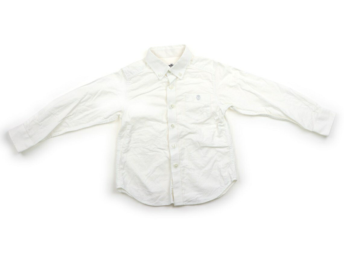 ファミリア familiar シャツ・ブラウス 110 男の子 白 子供服 ベビー服 キッズ アウトレット ユーズド 【中古】キッズ・ベビー・マタニティ