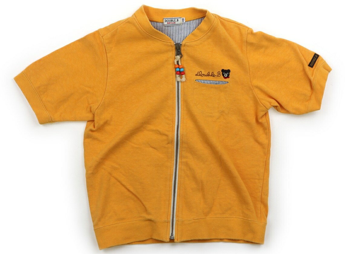　ブランド 　Double B(ダブルB) 　カテゴリー 　カーディガン 　サイズ 　110サイズ 　色 　やまぶき色 　状態 　★★★ 　記名 　なし 　ジャンル 　Boy 裏パイルスウェット地。多少の毛羽立ちがと型崩れはありますが、普段使いにいかがでしょうか。 ＊【状態】【サイズ】に関しての詳しい説明はこちら