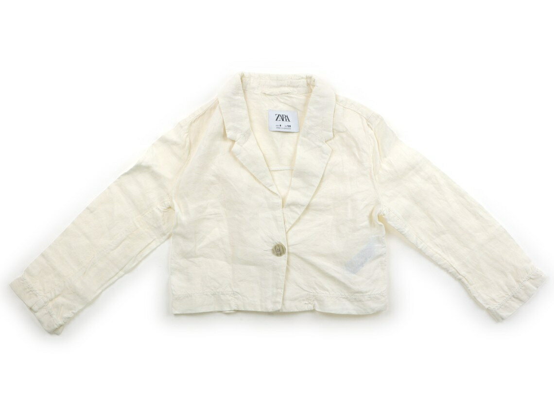 ザラ ZARA ジャケット・ブレザー 120 女の子 アイボリー 子供服 ベビー服 キッズ アウトレット ユーズド 【中古】キッズ・ベビー・マタニティ