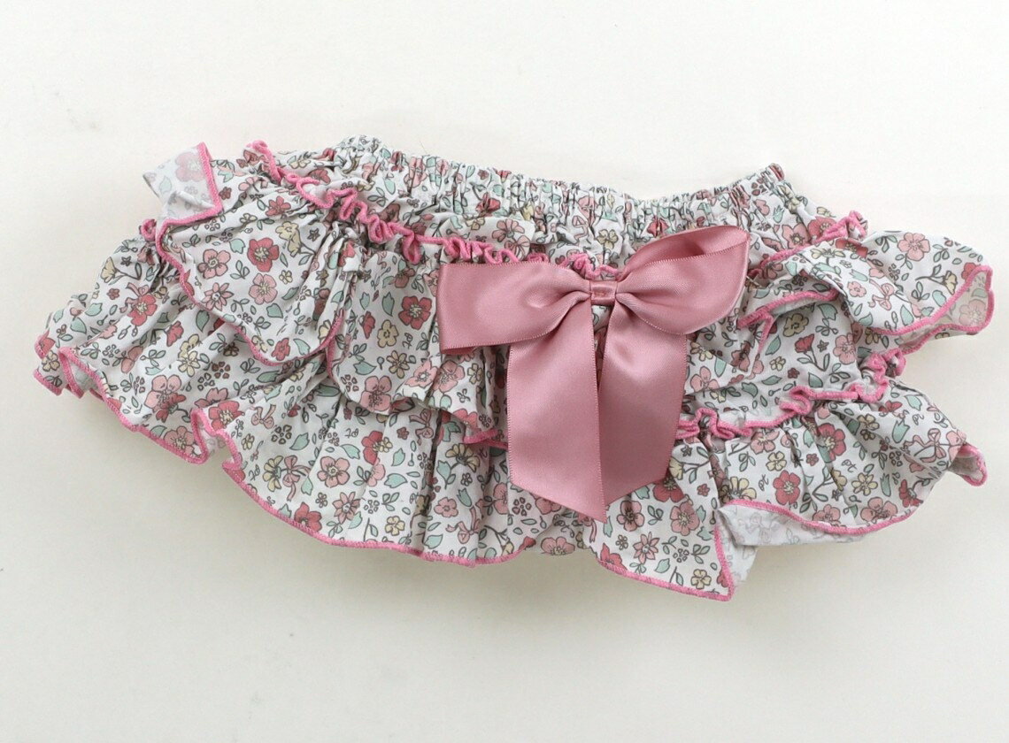 パンパンチュチュ panpantutu ブルマ・ダイパーカバー 70 女の子 白、ピンク、花柄、リボン 子供服 ベビー服 キッズ アウトレット ユーズド 【中古】キッズ・ベビー・マタニティ