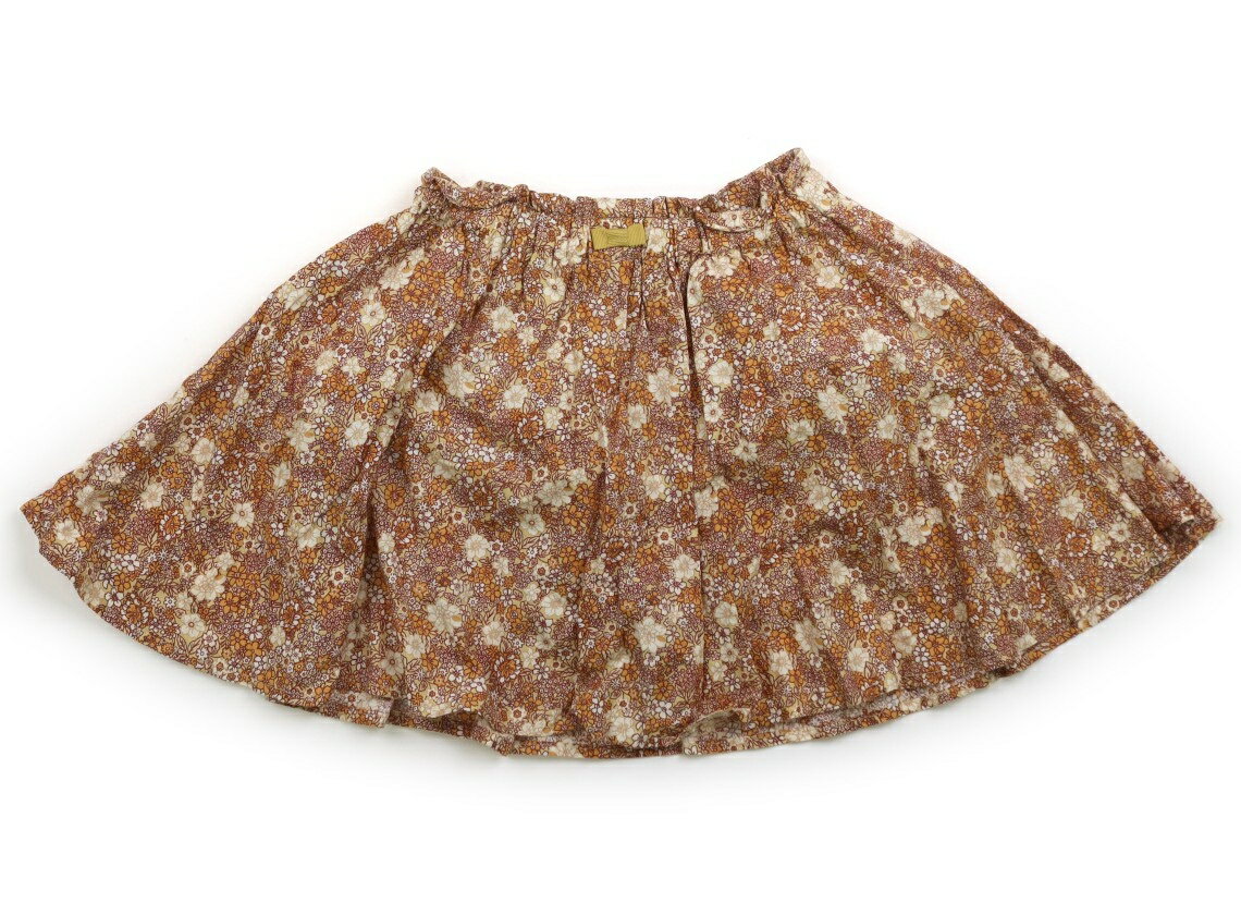 ラーゴム Lagom スカート 120 女の子 ベージュ、花柄 子供服 ベビー服 キッズ アウトレット ユーズド 【中古】キッズ・ベビー・マタニティ(4.0)