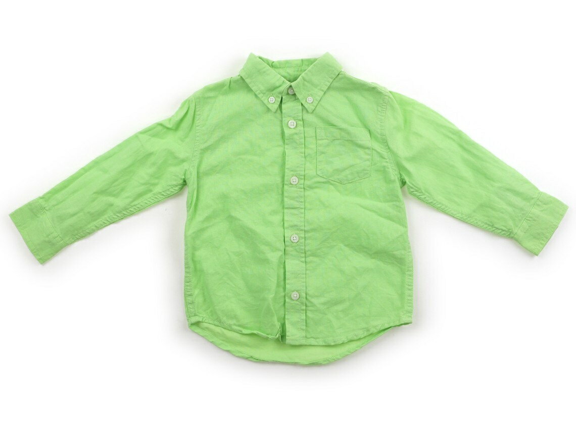 Rakuten - ジンボリー Gymboree シャツ・ブラウス 90 男の子 蛍光グリーン 子供服 ベビー服 キッズ アウトレット ユーズド 【中古】キッズ・ベビー・マタニティ