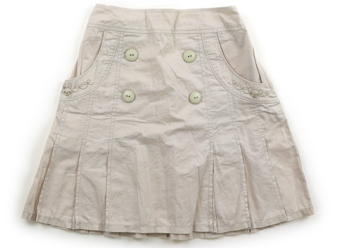 ポンポネット pom ponette スカート 160 女の子 アイボリー 子供服 ベビー服 キッズ アウトレット ユーズド 【中古】キッズ・ベビー・マタニティ