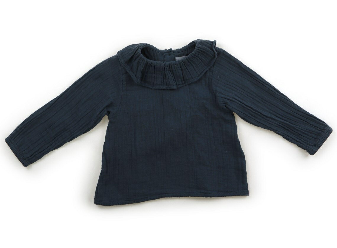 プチバトー PETIT BATEAU シャツ・ブラウス 80 女の子 ブルーグリーン 子供服 ベビー服 キッズ アウトレット ユーズド 【中古】キッズ・ベビー・マタニティ