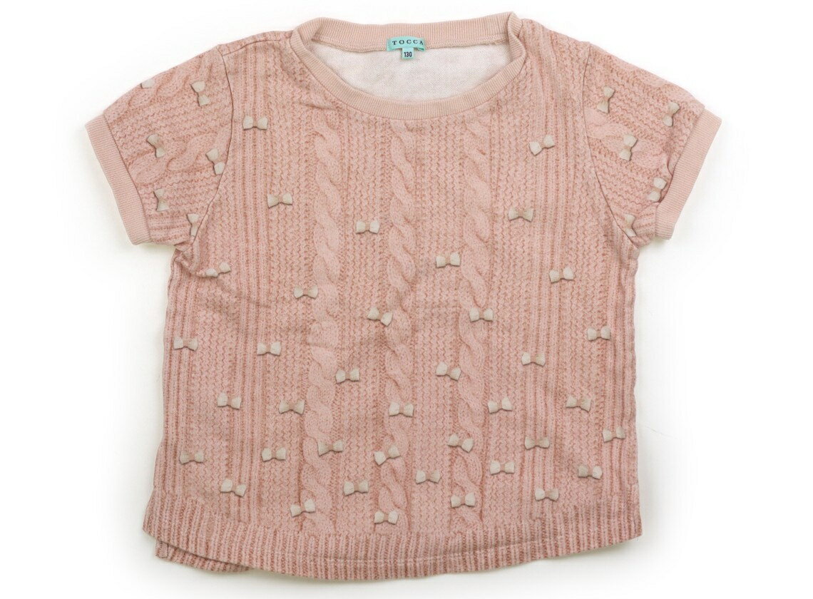 トッカ Tocca トレーナー・プルオーバー 130 女の子 ピンク 子供服 ベビー服 キッズ アウトレット ユーズド 【中古】キッズ・ベビー・マタニティ