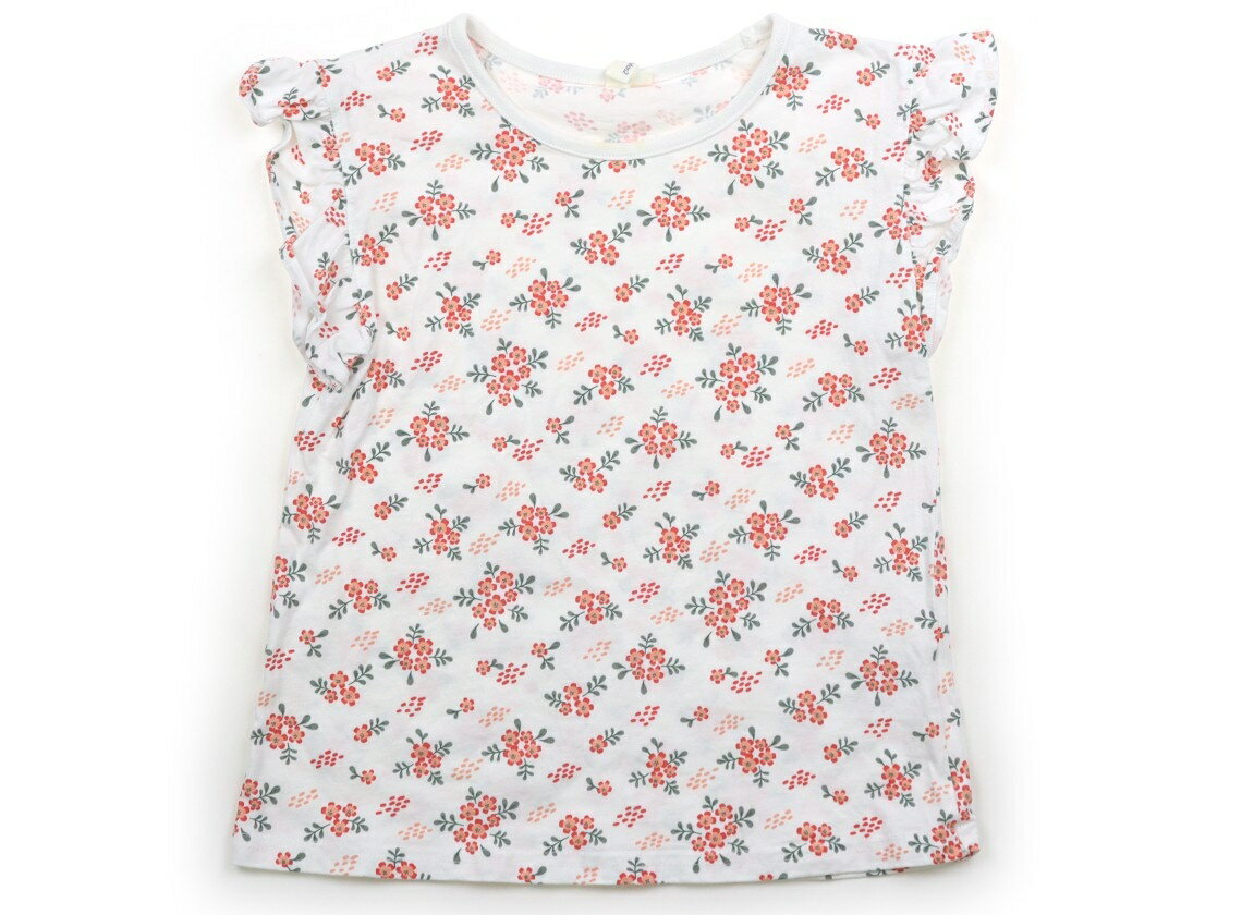 ラーゴム Lagom Tシャツ・カットソー 130 女の子 白・花柄 子供服 ベビー服 キッズ アウトレット ユーズド 【中古】キッズ・ベビー・マタニティ