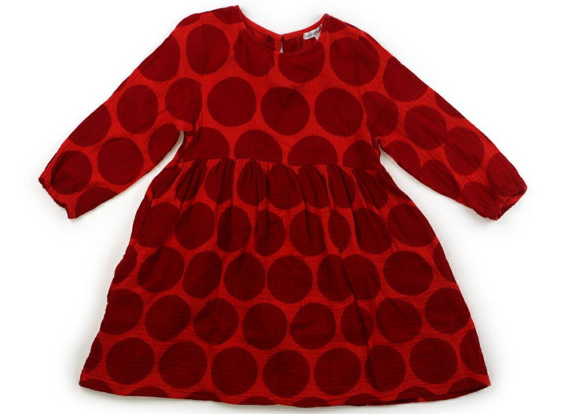 Rakuten - マーキーズ Markey's ワンピース 110 女の子 赤・サークル 子供服 ベビー服 キッズ アウトレット ユーズド 【中古】キッズ・ベビー・マタニティ