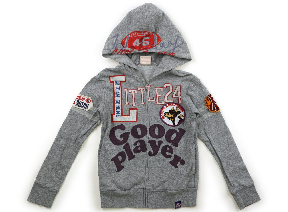 　ブランド 　GOTHAM(ゴッサム) 　カテゴリー 　パーカー 　サイズ 　130サイズ 　色 　グレー 　状態 　★★（返品不可） 　記名 　なし 　ジャンル 　Boy 袖口に薄い汚れがあります。全体に色あせ・毛羽立ちがあります。洗い替え用にいかがでしょうか。 ＊【状態】【サイズ】に関しての詳しい説明はこちら