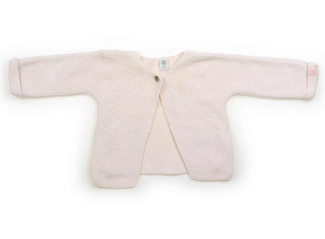 Cardigans - プチバトー PETIT BATEAU カーディガン 70 女の子 ベビーピンク 子供服 ベビー服 キッズ アウトレット ユーズド 【中古】キッズ・ベビー・マタニティ