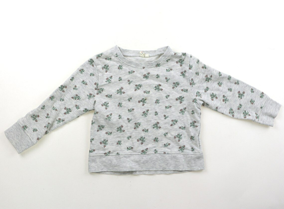 T-Shirts （Short Sleeve） - ラーゴム Lagom Tシャツ・カットソー 110 女の子 グレー系・花柄 子供服 ベビー服 キッズ アウトレット ユーズド 【中古】キッズ・ベビー・マタニティ