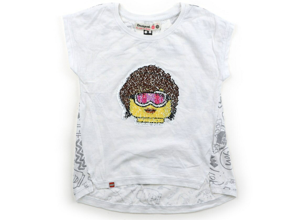 デシグアル Desigual Tシャツ カットソー 110 女の子 オフ レゴ 子供服 ベビー服 キッズ アウトレット ユーズド 【中古】キッズ ベビー マタニティ